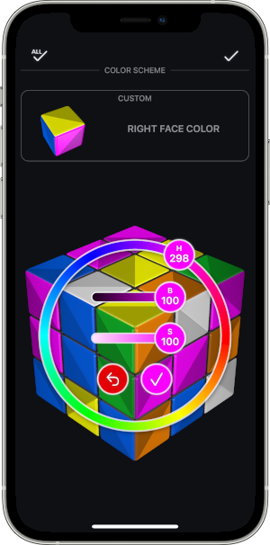 CubePal Sticker Color Editor