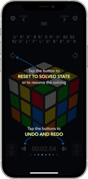 CubePal Reset the Cube to Solved State