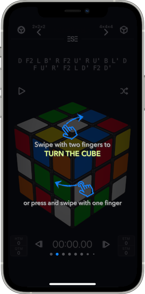 CubePal Cube Turn Gesture